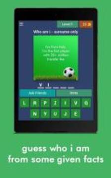 Football Quiz Game: Who Am I?游戲截圖4