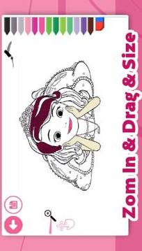 Princess Coloring & Drawing游戲截圖5
