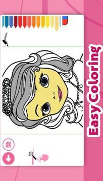 Princess Coloring & Drawing游戲截圖2