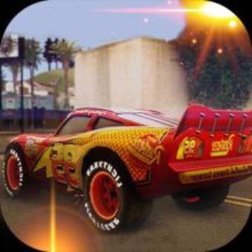 Lightning Mcqueen Car racing Games游戲截圖2