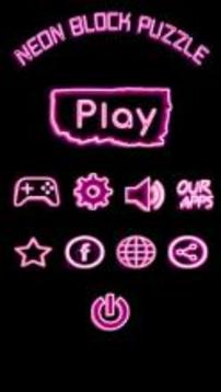 Neon Block Break Puzzle游戲截圖1