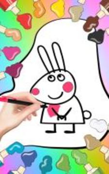 How to color peppa pig游戲截圖2