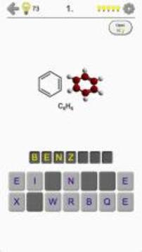 Hydrocarbons Chemical Formulas游戏截图1