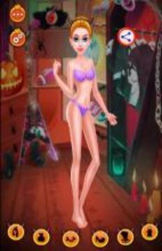 Halloween Dress Up Makeup girls for costume party游戲截圖1