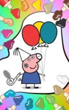 How to color peppa pig游戲截圖1