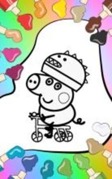How to color peppa pig游戲截圖4