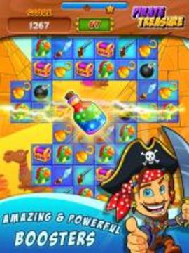 Pirate Treasure * Match 3 Games游戲截圖4