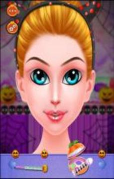 Halloween Dress Up Makeup girls for costume party游戲截圖3