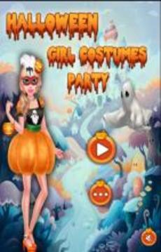 Halloween Dress Up Makeup girls for costume party游戲截圖4