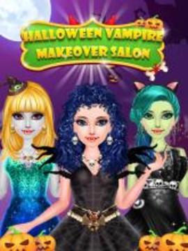 Halloween Vampire Makeover Salon游戲截圖1