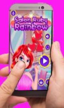 Salon Ruby Beauty Rainbow游戲截圖1