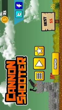 Stickman Cannon Shooter游戲截圖1