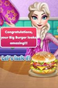 Ice Queen Cooking Burger游戲截圖3