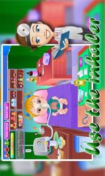 Little Girl Goes Sick Dress Up游戲截圖3