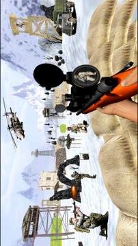 Sniper Commando Snow Mission游戲截圖1