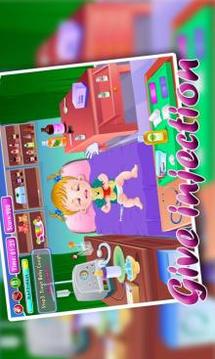 Little Girl Goes Sick Dress Up游戲截圖4