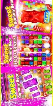 Sweet Gummy Bear - Free Match 3 Game游戲截圖4