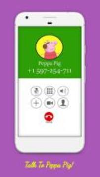 Phone Call Simulator For Pepa pig游戏截图3