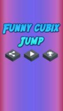 Funny cubix Jump游戲截圖4