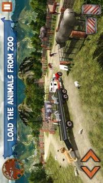 Zoo Animal Capturing & Transport Truck Driver游戲截圖4