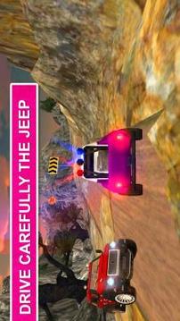 Pink Lady Offroad Mountain Jeep Driver Simulator游戲截圖2