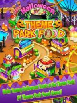 Halloween Fair Food Maker Game - Make Candy Donuts游戲截圖1