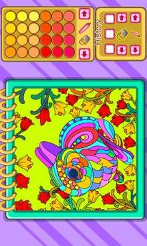 Animal Mandalas Coloring Book游戲截圖5