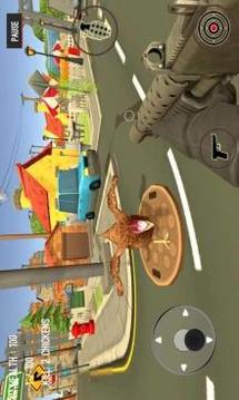 Wild Zoo Animals Hunting City游戲截圖2