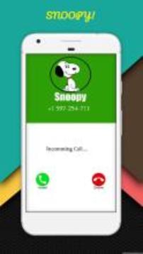 Phone Call Simulator For Snoopy游戏截图2