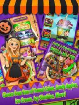 Halloween Fair Food Maker Game - Make Candy Donuts游戲截圖2