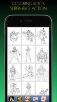 Coloring Superhero NEW 2018游戲截圖2