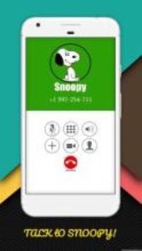Phone Call Simulator For Snoopy游戲截圖3