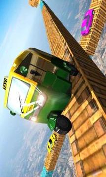 Impossible Tuk Tuk Rickshaw Driving游戲截圖1