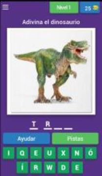 Nombres de dinosaurios游戲截圖1