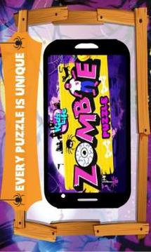 Kids Zombie Puzzle游戲截圖1