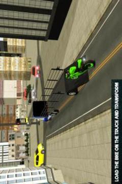 Moto Robot Transport Truck游戲截圖2