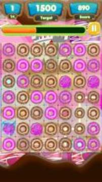 Donut Dazzle Party: Donut Link Match游戲截圖3