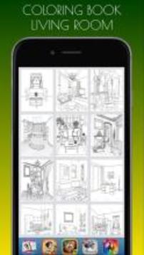 Coloring Page Living Room游戲截圖2