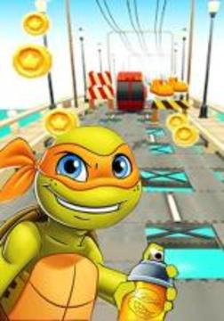 Turtles Subway Ninja游戲截圖2