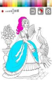 Princess Game for Kids Coloring游戲截圖2
