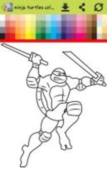 How to color ninja heroes ( coloring pages)游戲截圖2