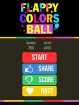Flappy Colors Ball游戲截圖4