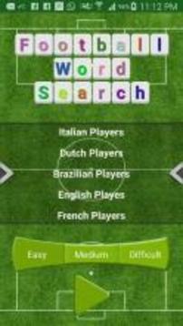 Football Word Search游戲截圖1