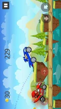 Knuckles x sonic race游戲截圖1