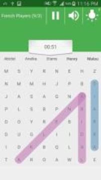Football Word Search游戲截圖5