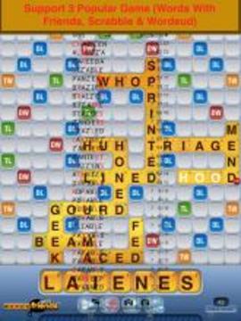 WWF Friend Scrabble Wordfeud Solve Cheat Help Find游戲截圖5