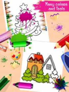 My Big Christmas Tree Coloring Book游戲截圖1