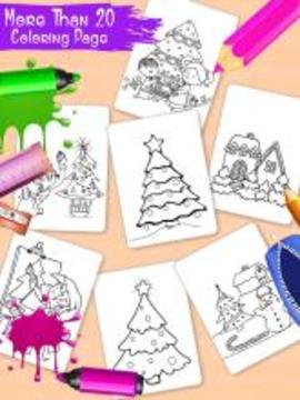 My Big Christmas Tree Coloring Book游戲截圖3