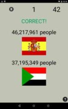 Population Quiz游戲截圖3