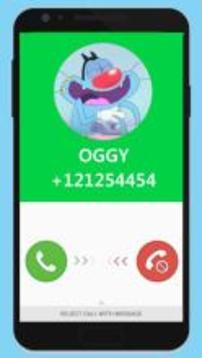 Fake Call From OGGY Prank游戲截圖1